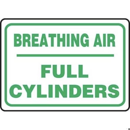 Accuform SAFETY SIGN BREATHING AIR FULL MCPG536XP MCPG536XP